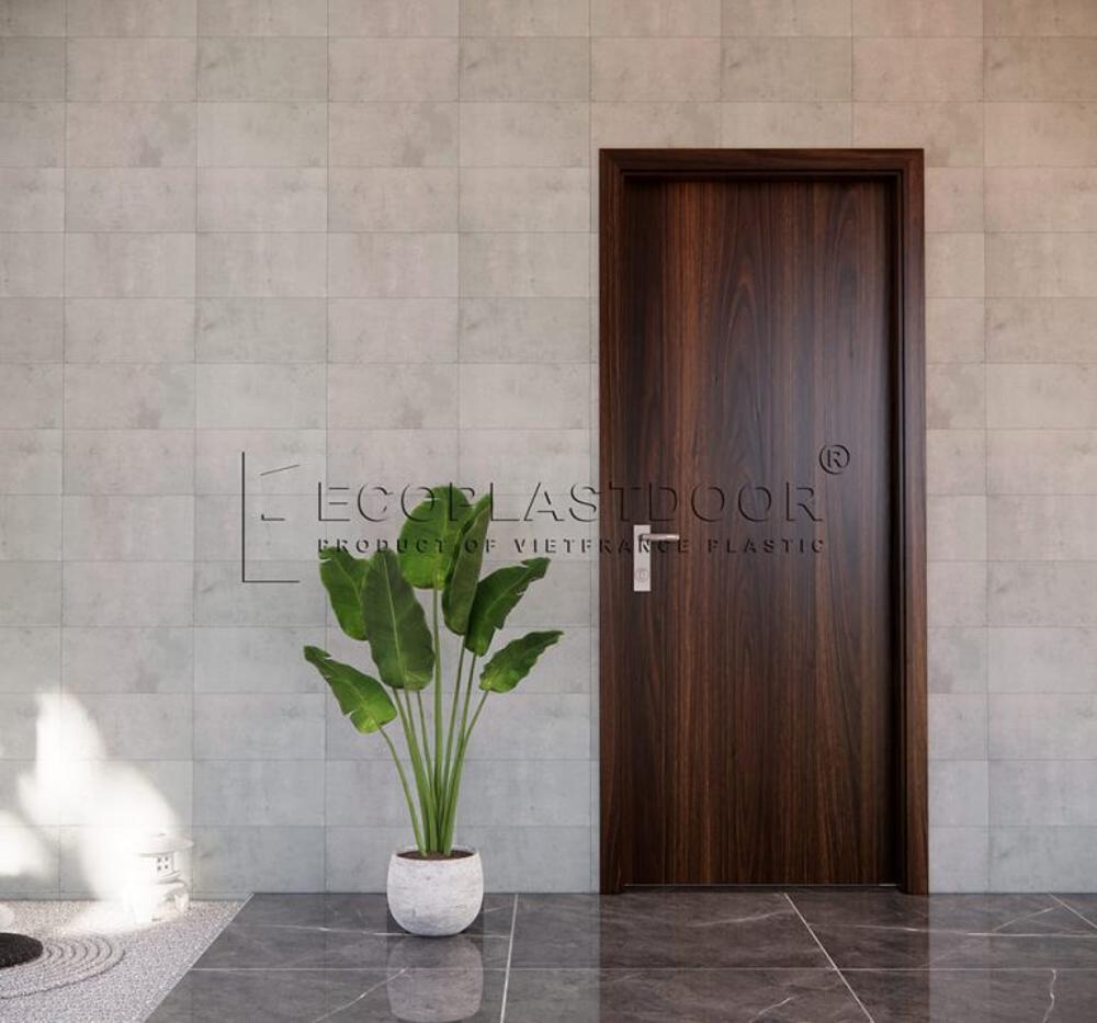Cửa Gỗ Composite Cao Cấp - Mẫu Cánh Phẳng
